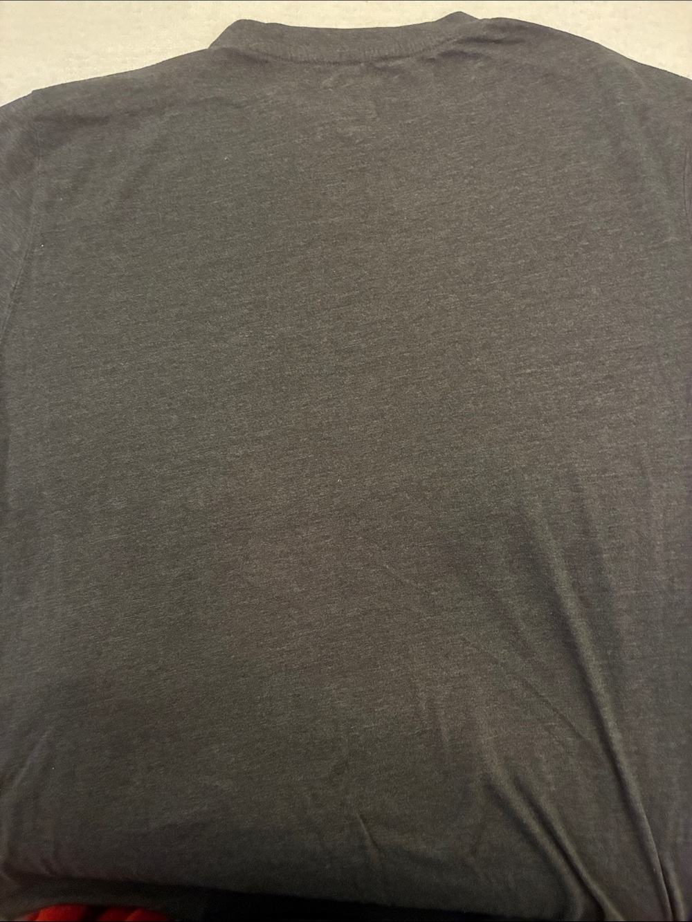 Reebok Charcoal Tee with Neon Yellow triangle Logo w/bold print - Picture 5 of 6